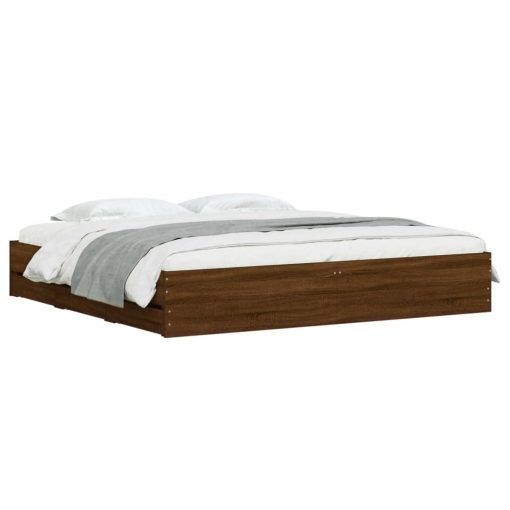 Giroletto Cassetti Rovere Marrone 200x200 Cm Legno Multistrato - Image 3