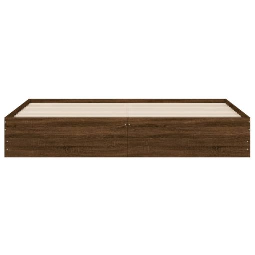 Giroletto Cassetti Rovere Marrone 200x200 Cm Legno Multistrato - Image 6