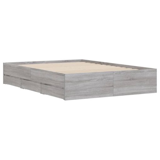 Giroletto Cassetti Grigio Sonoma 120x190 Cm Legno Multistrato - Image 4