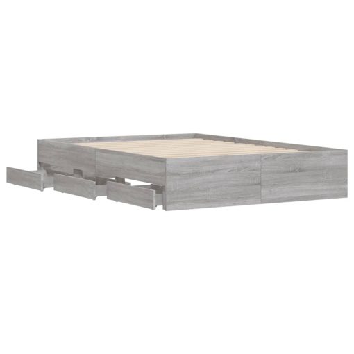 Giroletto Cassetti Grigio Sonoma 120x190 Cm Legno Multistrato - Image 5