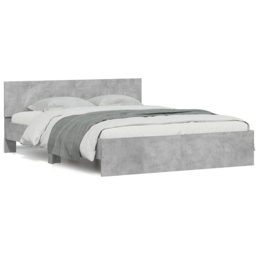 Giroletto Con Testiera Grigio Cemento 150x200 cm - Image 2