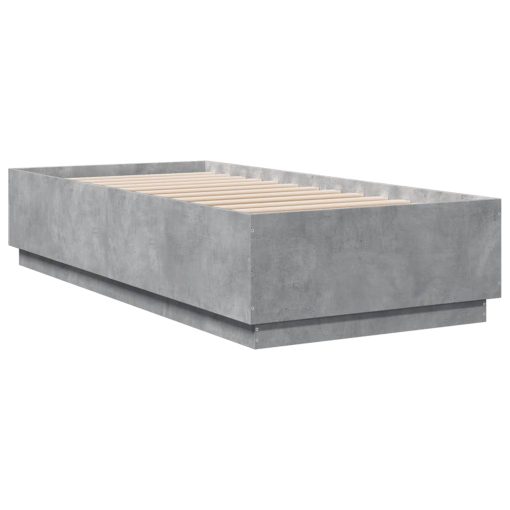 Giroletto Luci Led Grigio Cemento 90x200cm In Legno Multistrato - Image 3
