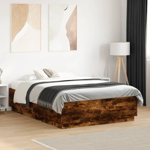 Giroletto Con Luci Led Rovere Fumo 120x190 Cm Legno Multistrato