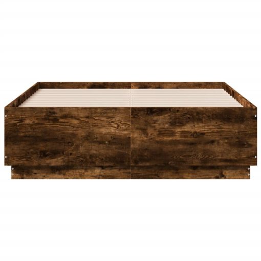 Giroletto Con Luci Led Rovere Fumo 120x190 Cm Legno Multistrato - Image 6