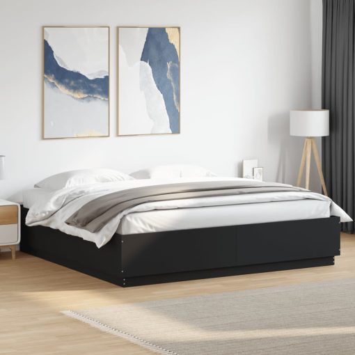 Giroletto Nero 180x200 Cm In Legno Multistrato