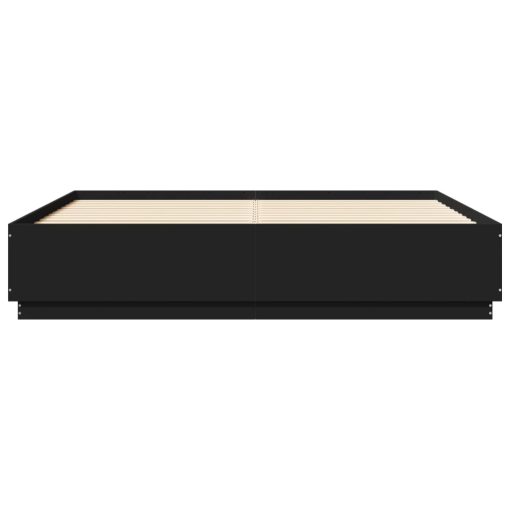 Giroletto Nero 180x200 Cm In Legno Multistrato - Image 4