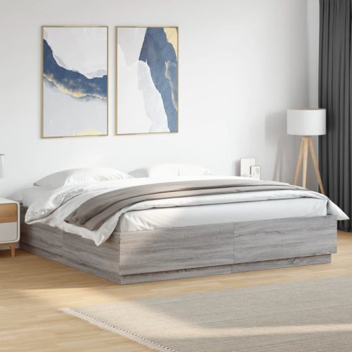Giroletto Grigio Sonoma 180x200 Cm In Legno Multistrato