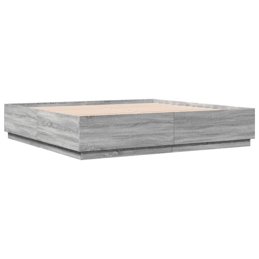 Giroletto Grigio Sonoma 180x200 Cm In Legno Multistrato - Image 3