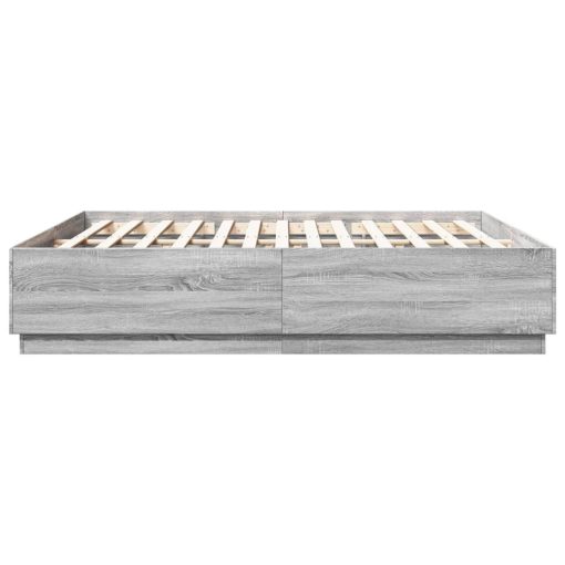 Giroletto Grigio Sonoma 180x200 Cm In Legno Multistrato - Image 5