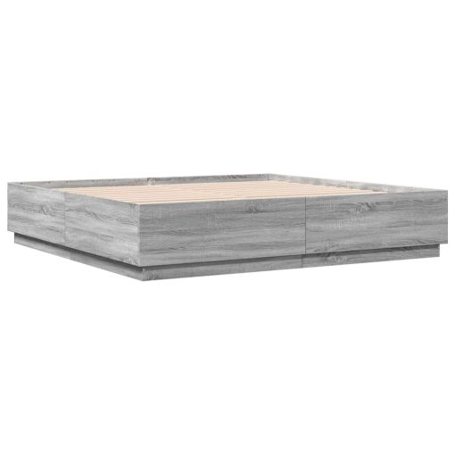 Giroletto Grigio Sonoma 180x200 Cm In Legno Multistrato - Image 6