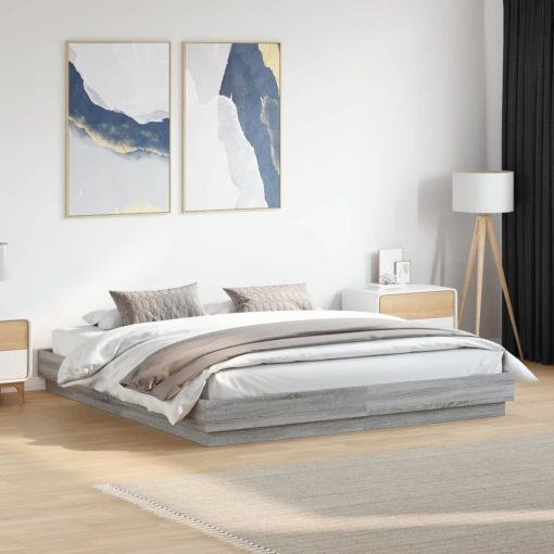 Giroletto Grigio Sonoma 180x200 Cm In Legno Multistrato