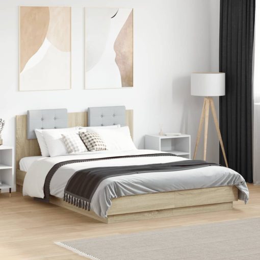 Giroletto Testiera Rovere Sonoma 135x190 Cm Legno Multistrato