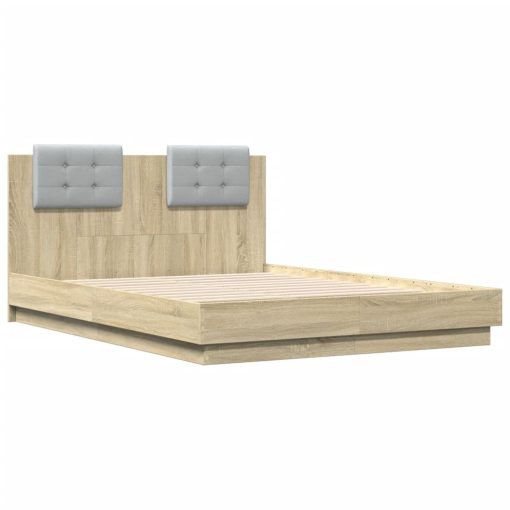 Giroletto Testiera Rovere Sonoma 135x190 Cm Legno Multistrato - Image 3
