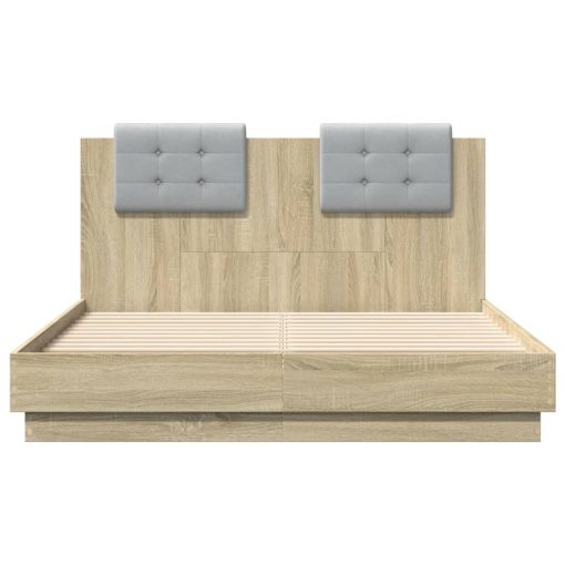 Giroletto Testiera Rovere Sonoma 135x190 Cm Legno Multistrato - Image 4