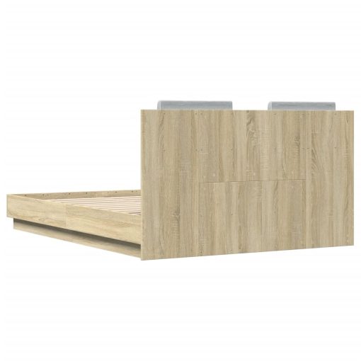 Giroletto Testiera Rovere Sonoma 135x190 Cm Legno Multistrato - Image 6