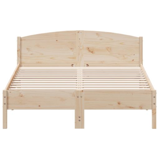 Giroletto Senza Materasso 150x200 Cm In Legno Massello Di Pino - Image 4