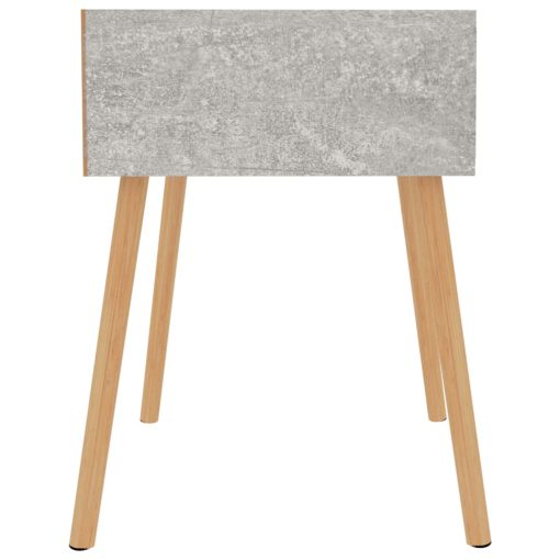 Comodino Grigio Cemento 40x40x56 Cm In Legno Multistrato - Image 4
