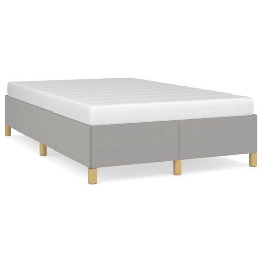 Giroletto Senza Materasso Grigio Chiaro 120x190 Cm In Tessuto - Image 2