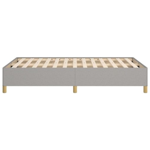 Giroletto Senza Materasso Grigio Chiaro 120x190 Cm In Tessuto - Image 6