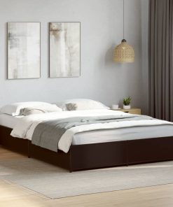 Giroletto Nero 140x200 Cm In Legno Multistrato E Metallo