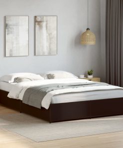 Giroletto Nero 120x200 Cm In Legno Multistrato E Metallo