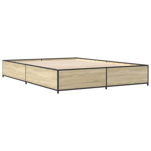 Giroletto Rovere Sonoma 135x190 Cm In Legno Multistrato Metallo - Image 3