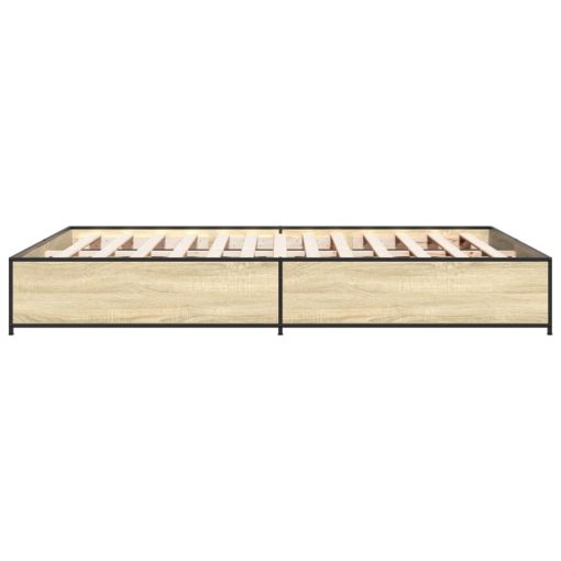 Giroletto Rovere Sonoma 135x190 Cm In Legno Multistrato Metallo - Image 5