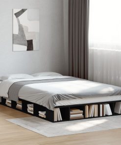 Giroletto Nero 120x190 Cm In Legno Multistrato