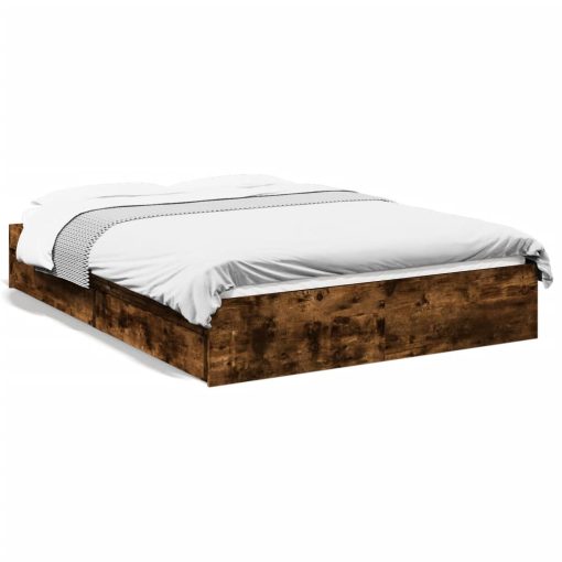 Giroletto Con Cassetti Rovere Fumo 140x200 Cm Legno Multistrato - Image 2