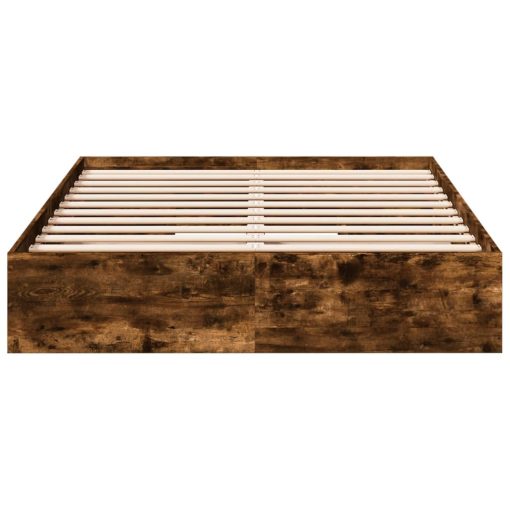 Giroletto Con Cassetti Rovere Fumo 140x200 Cm Legno Multistrato - Image 4