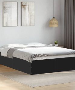 Giroletto Nero 120x190 Cm In Legno Multistrato