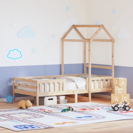 Giroletto Con Tetto 100x200 Cm In Legno Massello Di Pino