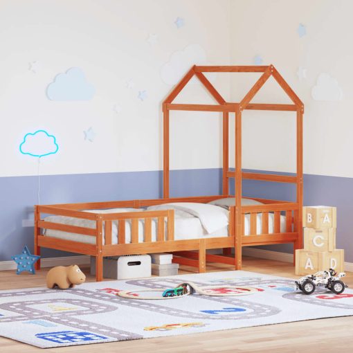 Giroletto Con Tetto Cera 90x200 Cm Legno Massello Pino