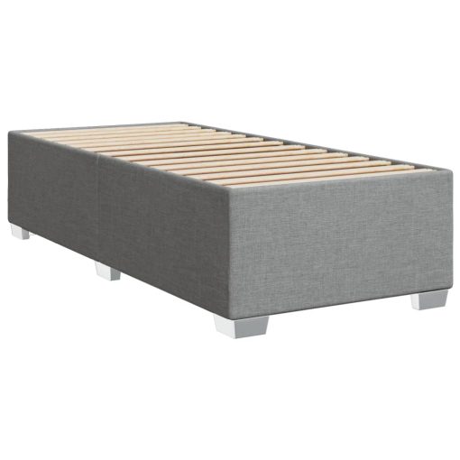 Giroletto Senza Materasso Grigio Chiaro 80x200 Cm Tessuto - Image 3