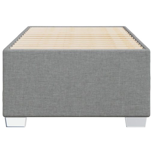 Giroletto Senza Materasso Grigio Chiaro 80x200 Cm Tessuto - Image 4