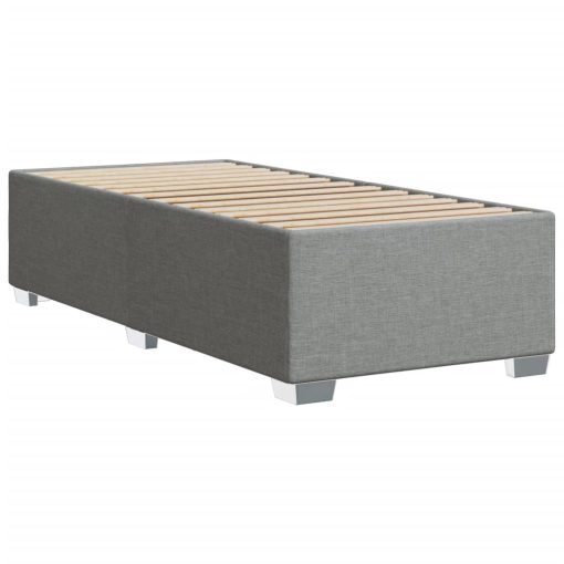 Giroletto Senza Materasso Grigio Chiaro 80x200 Cm Tessuto - Image 6