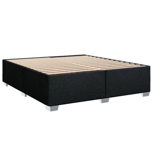 Giroletto Senza Materasso Nero 200x200 Cm In Tessuto - Image 3
