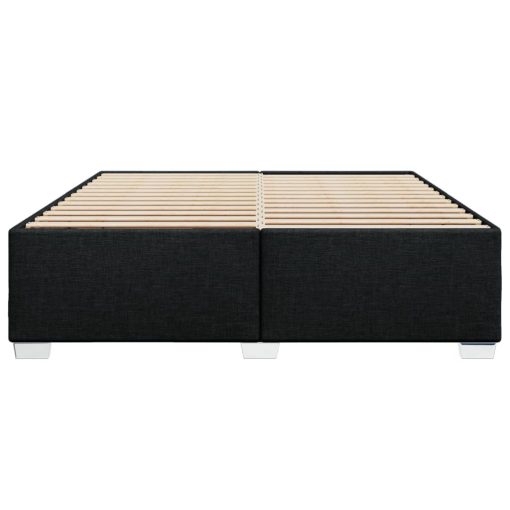 Giroletto Senza Materasso Nero 200x200 Cm In Tessuto - Image 4