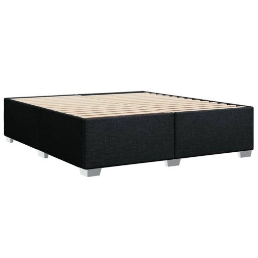 Giroletto Senza Materasso Nero 200x200 Cm In Tessuto - Image 6