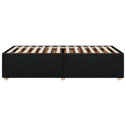 Giroletto Senza Materasso Nero 80x200 Cm Tessuto - Image 5