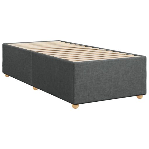 Giroletto Senza Materasso Grigio Scuro 90x190 Cm Tessuto - Image 3