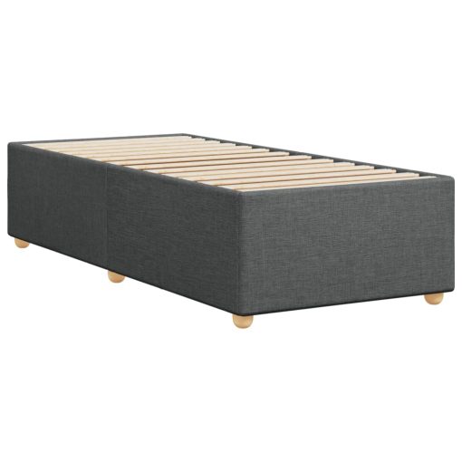 Giroletto Senza Materasso Grigio Scuro 90x190 Cm Tessuto - Image 6