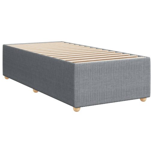 Giroletto Senza Materasso Grigio Chiaro 90x190 Cm Tessuto - Image 3