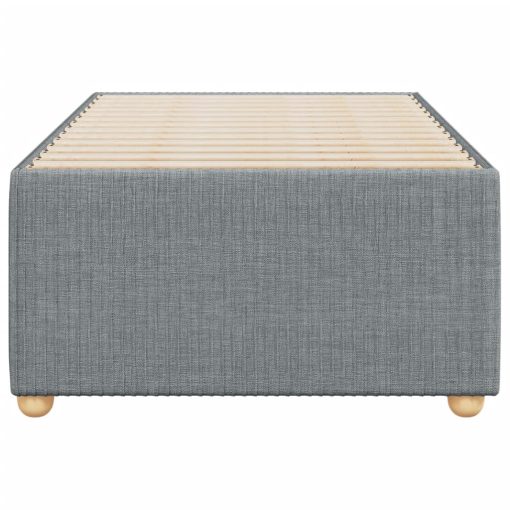 Giroletto Senza Materasso Grigio Chiaro 90x190 Cm Tessuto - Image 4