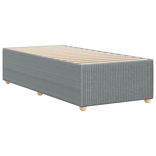 Giroletto Senza Materasso Grigio Chiaro 90x190 Cm Tessuto - Image 6