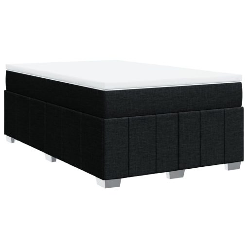 Giroletto A Molle Con Materasso Nero 120x190 Cm In Tessuto - Image 2