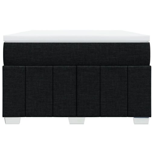 Giroletto A Molle Con Materasso Nero 120x190 Cm In Tessuto - Image 4