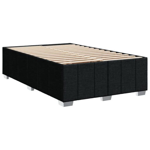 Giroletto A Molle Con Materasso Nero 120x190 Cm In Tessuto - Image 5