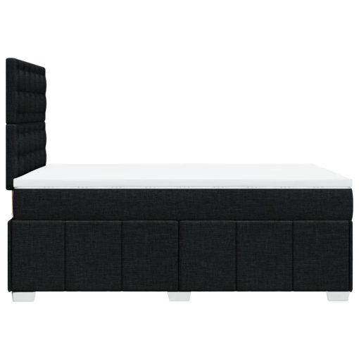Giroletto A Molle Con Materasso Nero 120x200 Cm In Tessuto - Image 5