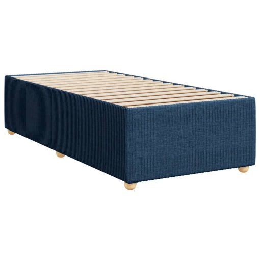 Giroletto A Molle Con Materasso Blu 90x200 Cm Intessuto - Image 3